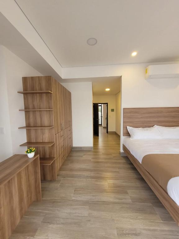 Postel nebo postele na pokoji v ubytování Casa Cacho