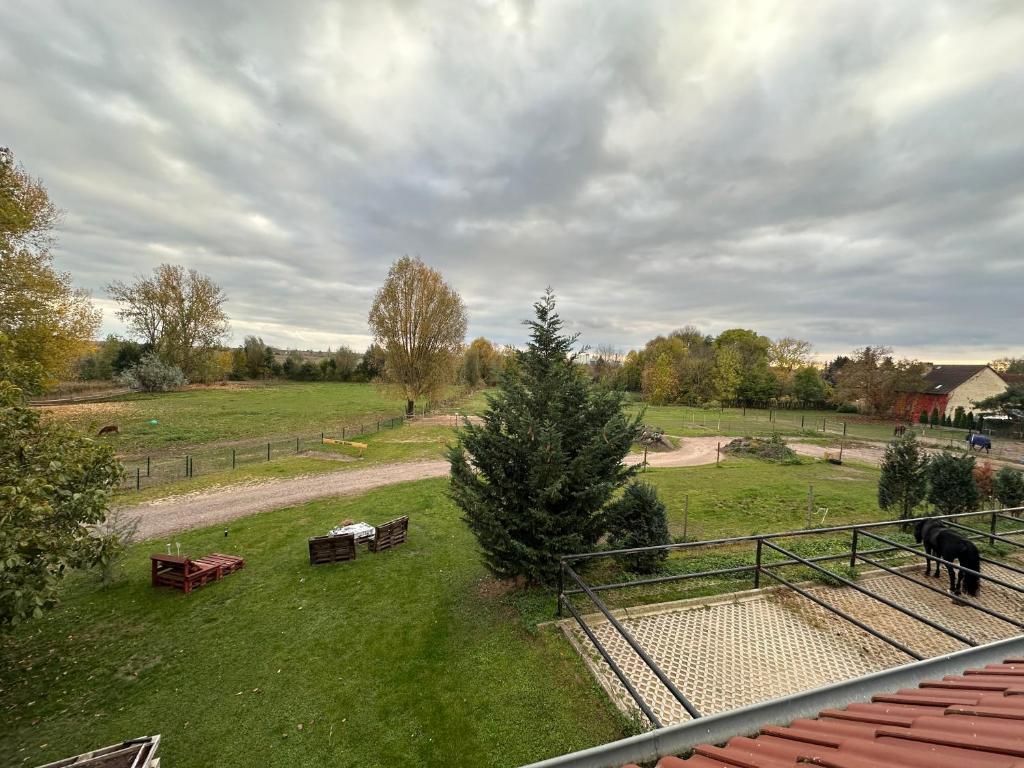 Fotografie z fotogalerie ubytování Ruhiges Wohlfühlzimmer auf dem Pferdehof Gut Greppin - mit Kochnische, WLAN & kostenlosem Parken v destinaci Greppin