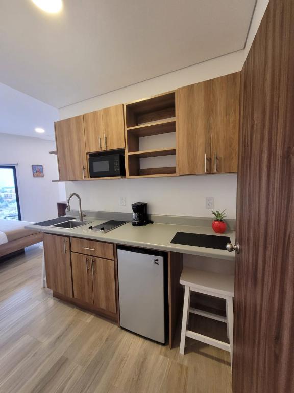 Kuchyň nebo kuchyňský kout v ubytování Casa Cacho