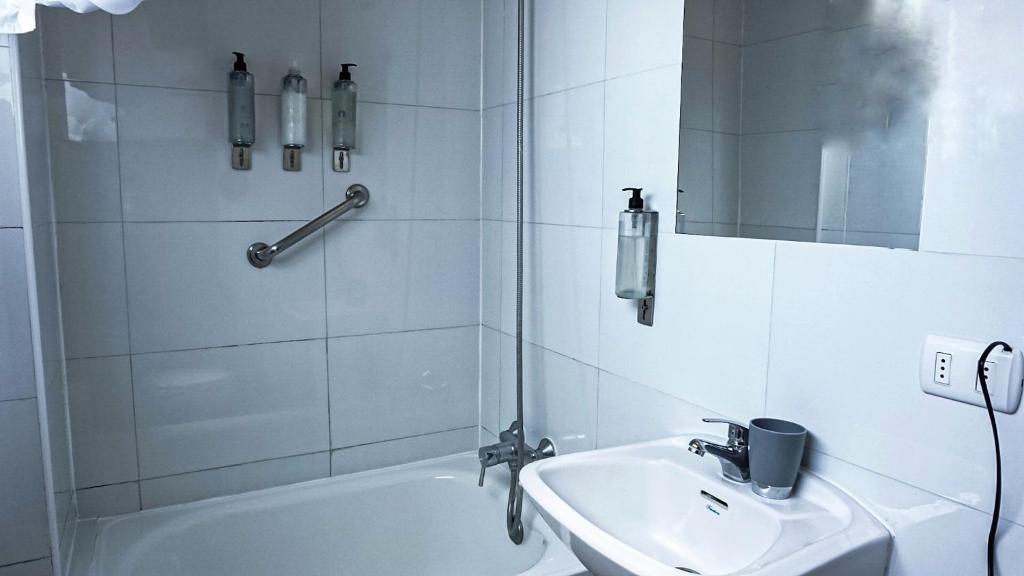 Koupelna v ubytování Dei Templi Apart Hotel