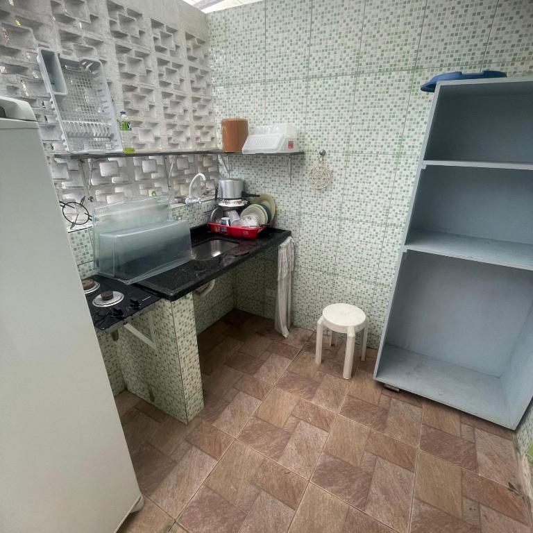 Kuchyň nebo kuchyňský kout v ubytování Solaris do Una