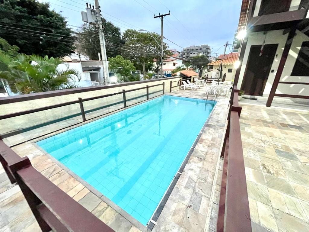 Kolam renang di atau dekat dengan Duplex Garden Praia das Dunas - Piscina, Lazer, Ar e Mar
