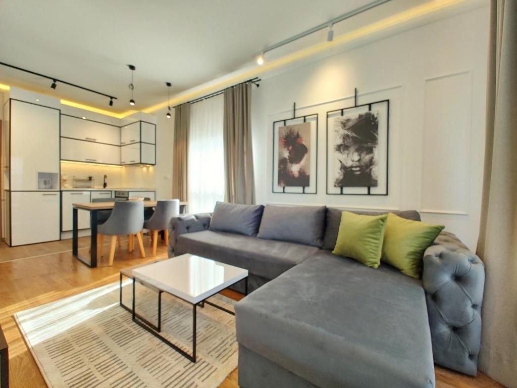 Χώρος καθιστικού στο Apartman Panorama