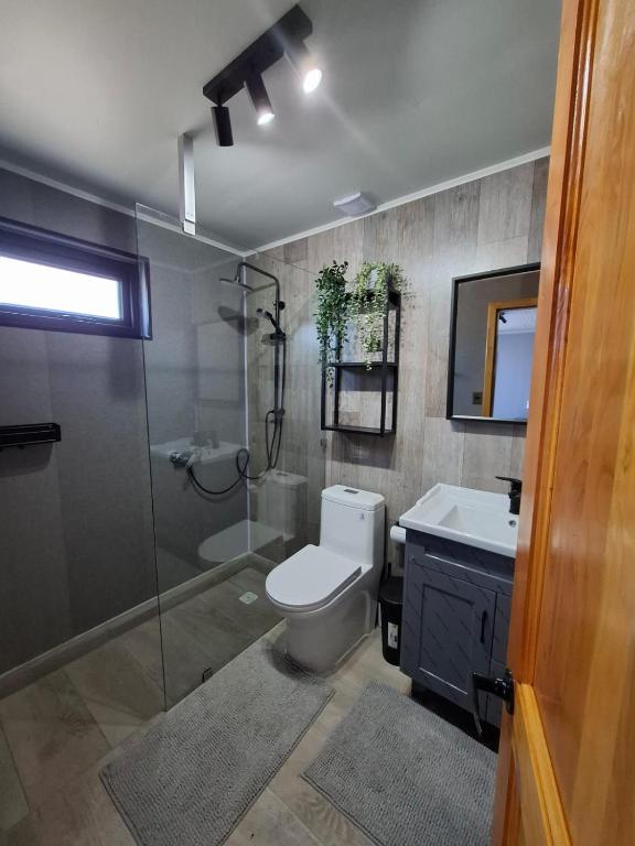 Koupelna v ubytování Hotel Boutique 501