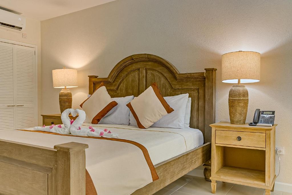 Letto o letti in una camera di Fond Doux Eco Resort