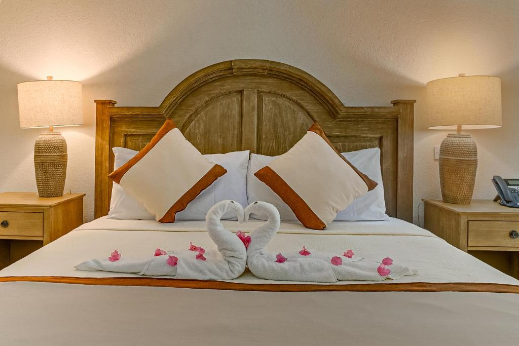 Letto o letti in una camera di Fond Doux Eco Resort