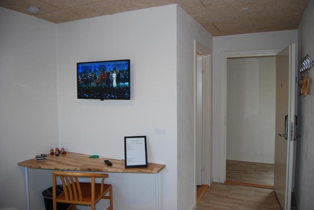 TV a/nebo společenská místnost v ubytování Rind B&B