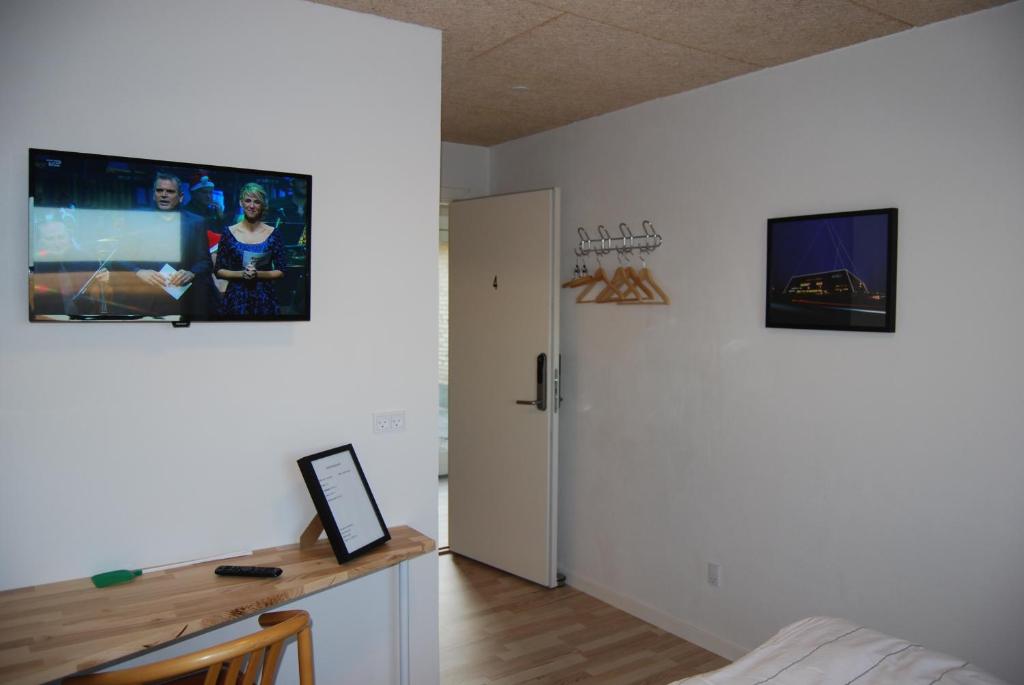 TV a/nebo společenská místnost v ubytování Rind B&B