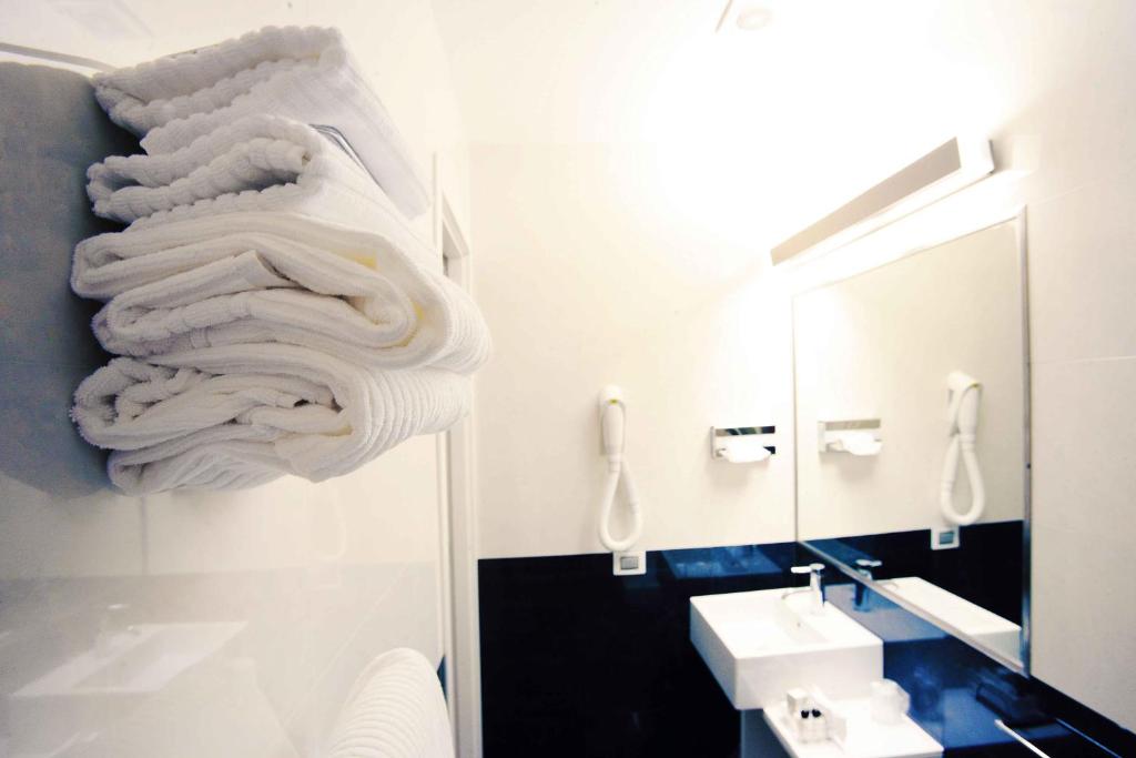 Koupelna v ubytování Urban Hotel Design