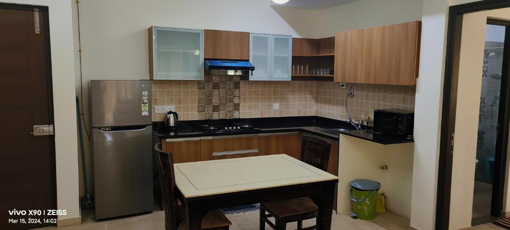 Kuchyň nebo kuchyňský kout v ubytování Telferk Acron Seawinds Apartment- Baga