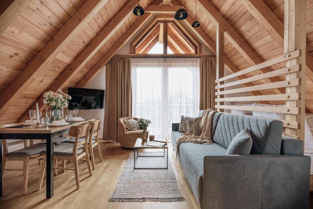 Χώρος καθιστικού στο Apres Ski Bachleda - LoftAffair Collection