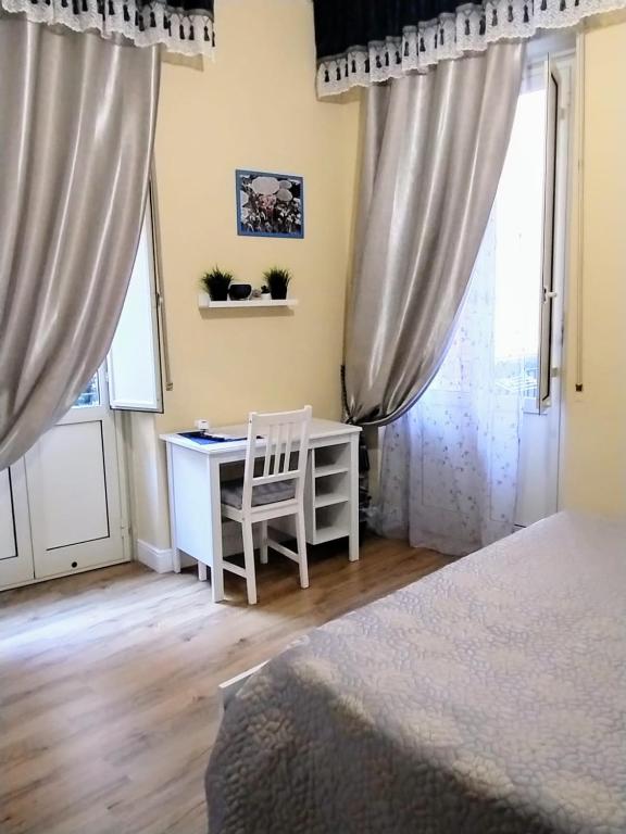 Łóżko lub łóżka w pokoju w obiekcie Al Quadrato D'Oro rooms