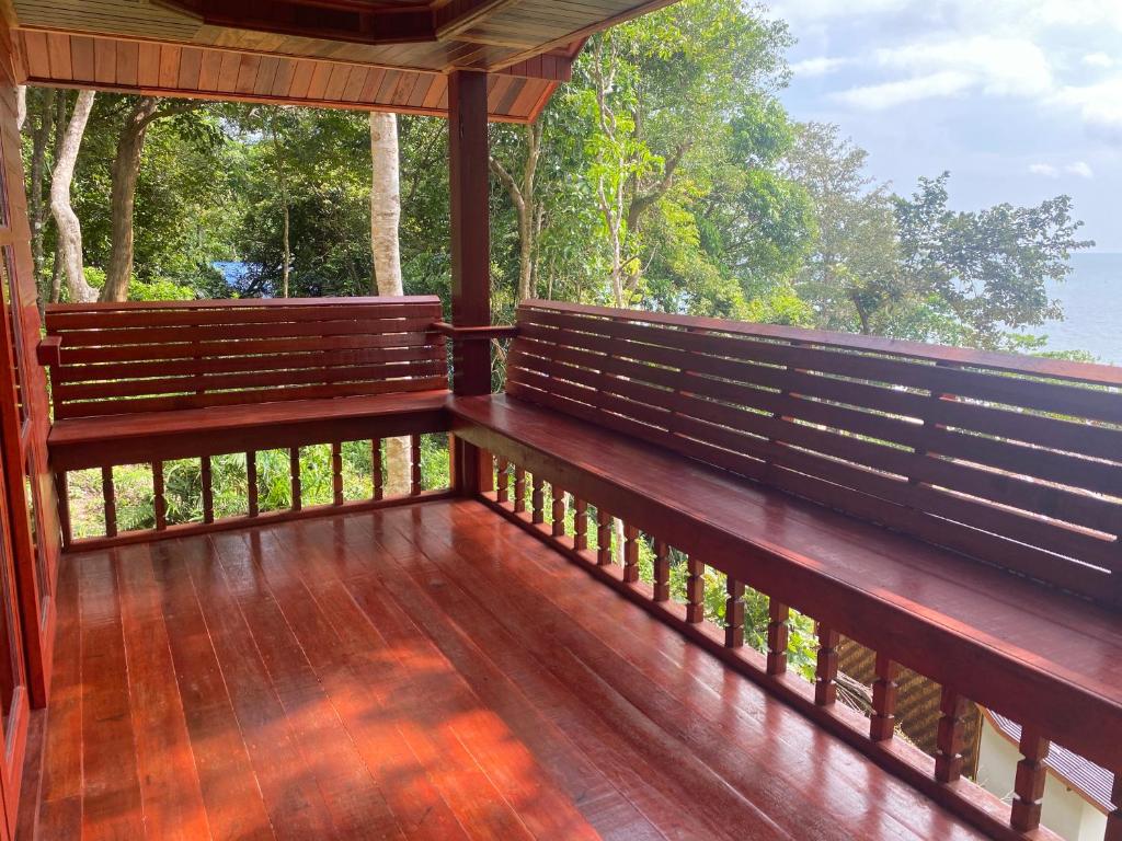 Balkón nebo terasa v ubytování Cha Cha Bungalow