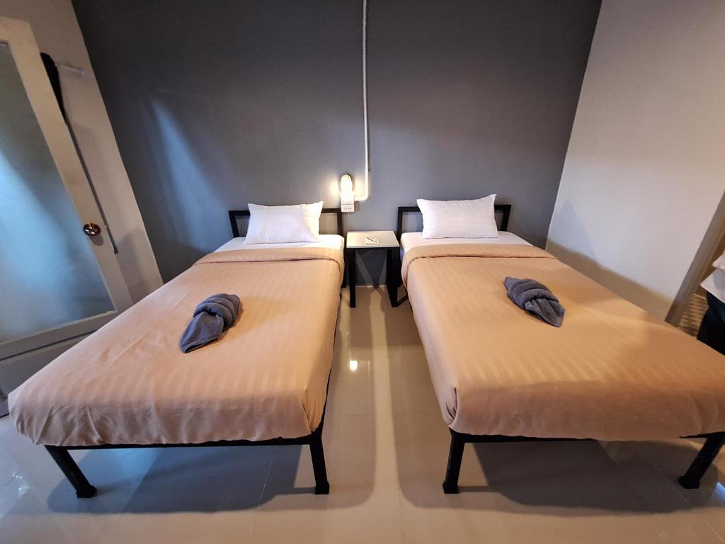 Postel nebo postele na pokoji v ubytování Slumberland at Pai