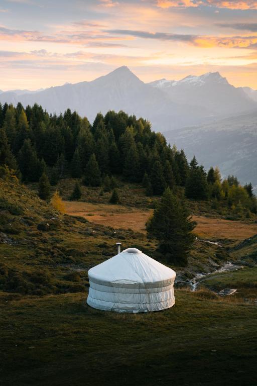 Příroda nedaleko luxury tent