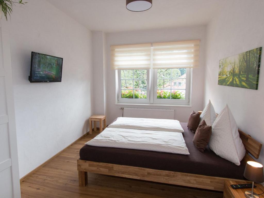 Postel nebo postele na pokoji v ubytování Ferienwohnung Dietsche Todtnau