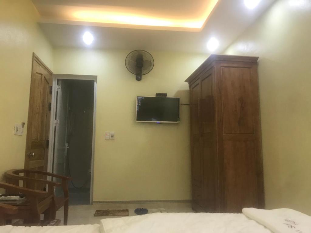 TV a/nebo společenská místnost v ubytování Thien Son Guesthouse