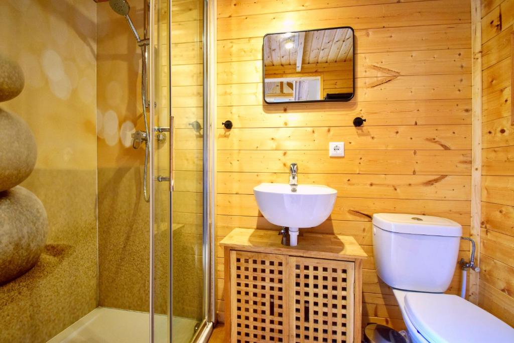 Koupelna v ubytování Tiny House Strandwagen mit Terrasse