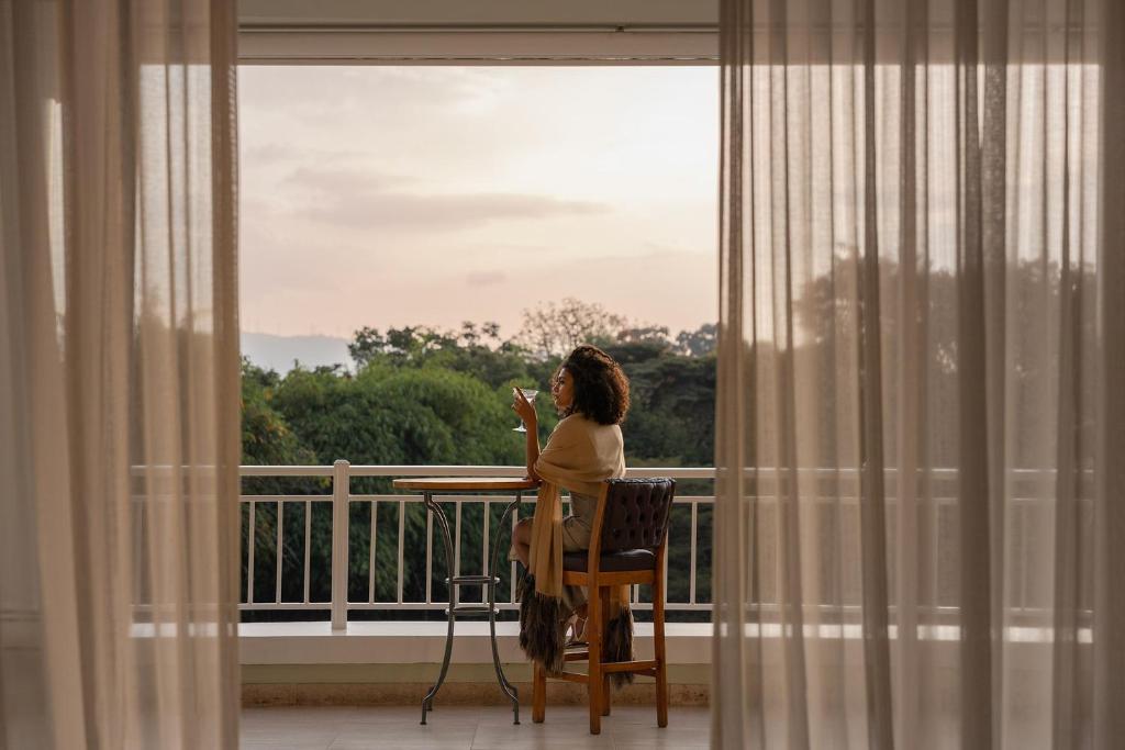 Balkón nebo terasa v ubytování Hemingways Nairobi