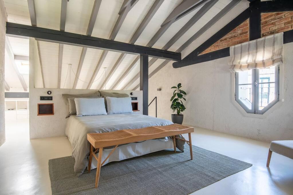 Ένα ή περισσότερα κρεβάτια σε δωμάτιο στο Apartamento en la naturaleza