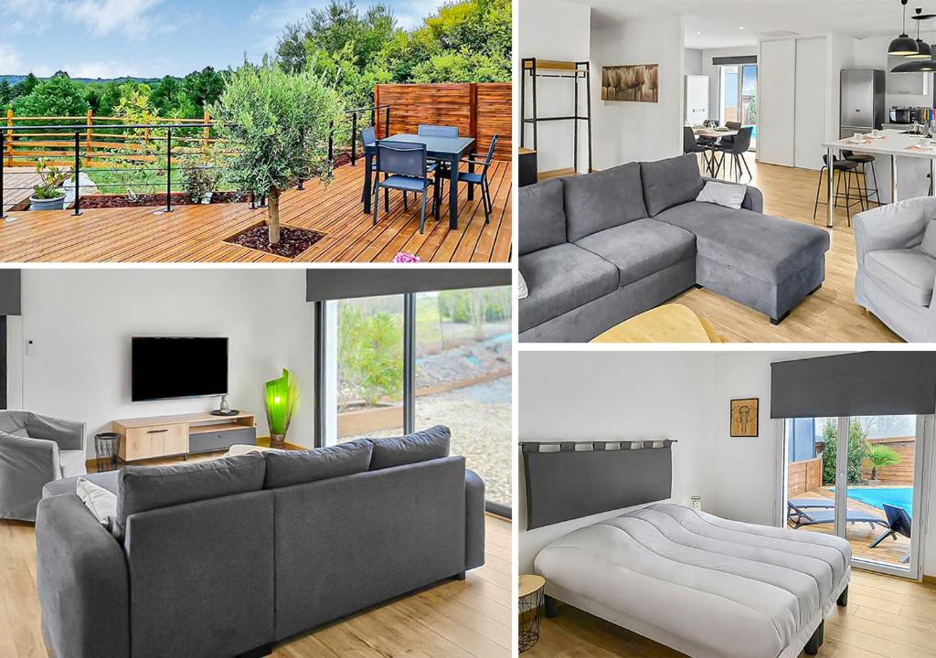 Posezení v ubytování Gîte 2 Newlook
