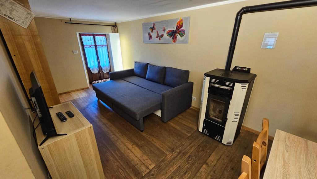 Posteľ alebo postele v izbe v ubytovaní Casa Curnet