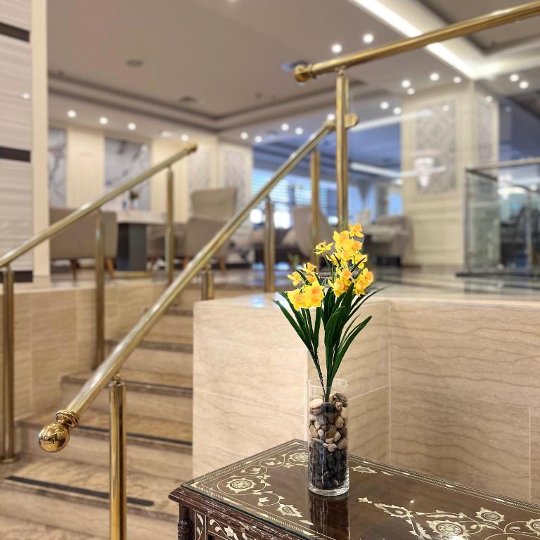 Vstupní hala nebo recepce v ubytování Amman Paradise Hotel
