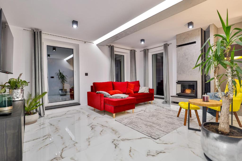 Posedenie v ubytovaní Nowoczesne Apartamenty typu Superior - Bulwary Rabka Zdrój - Balia - Blisko Park Zdrojowy