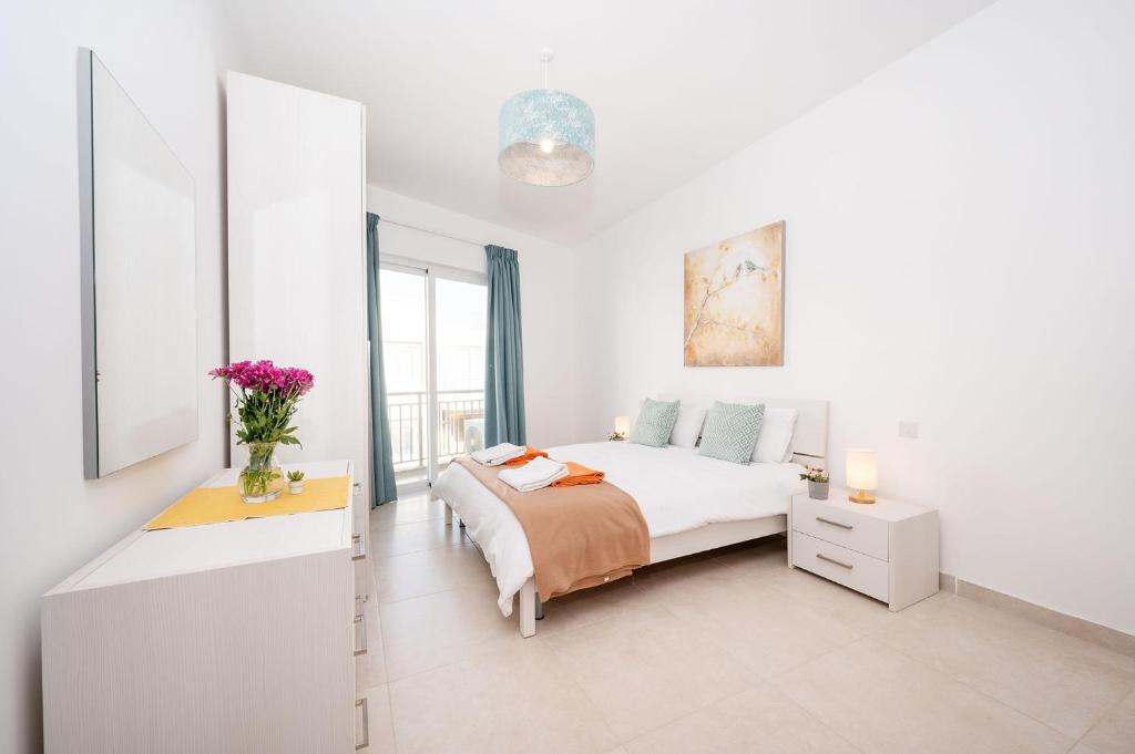 Voodi või voodid majutusasutuse Hillock Residence Apartments toas