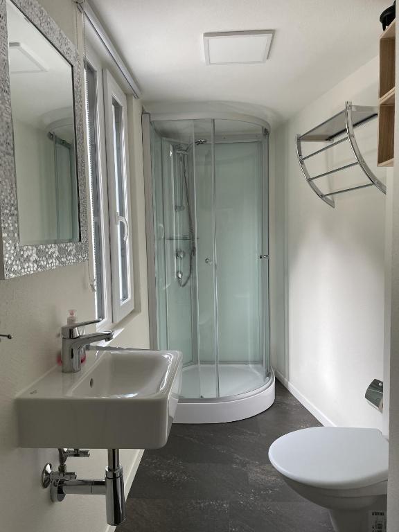 Koupelna v ubytování Hotel Sternen