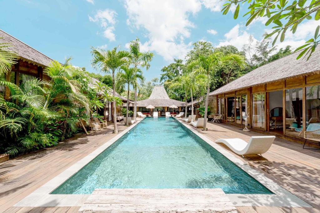 Bazén v ubytování Luxury private villa 500m2 Canggu nebo v jeho okolí