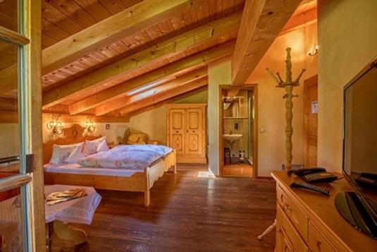Postel nebo postele na pokoji v ubytování Winklmoos Sonnenalm