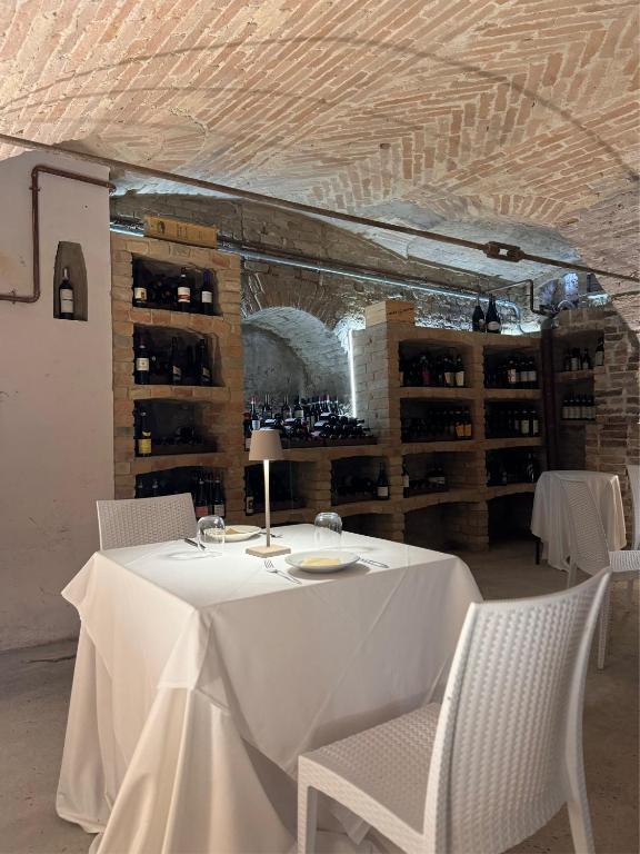 A seating area at Agriturismo Podere La Piazza
