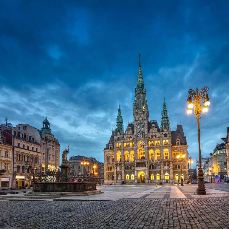 Nespecifikovaný výhled na destinaci Zittau nebo výhled na město při pohledu z apartmánu