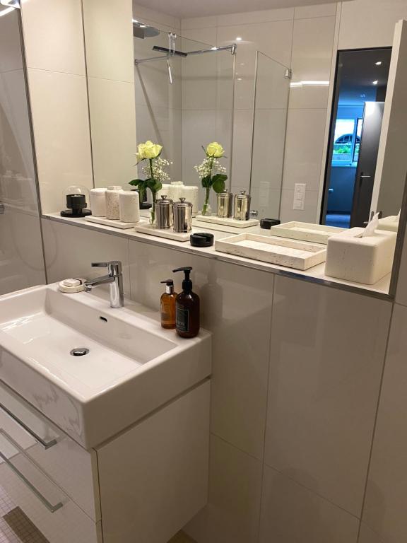 Bilik mandi di Suite3, 7 min walk from Opera or Lake