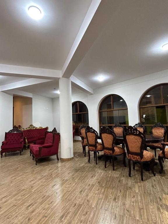 Ruang duduk di JUAN PLACIDO Hospedaje