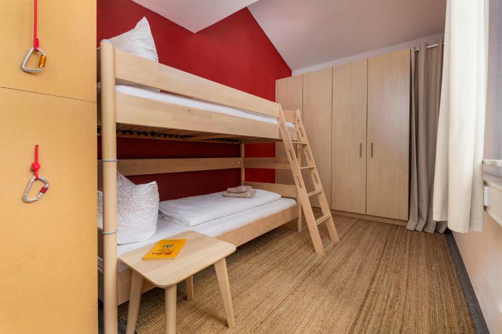 Postel nebo postele na pokoji v ubytování Haus Röcken