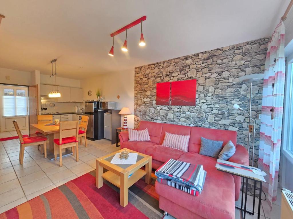 Kuchyň nebo kuchyňský kout v ubytování Ferienhaus Herkommer Norddeich