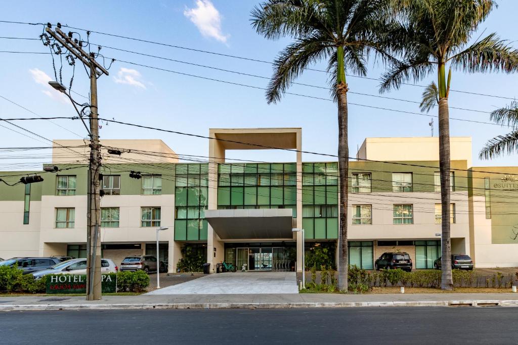 O edifício em que o hotel se localiza
