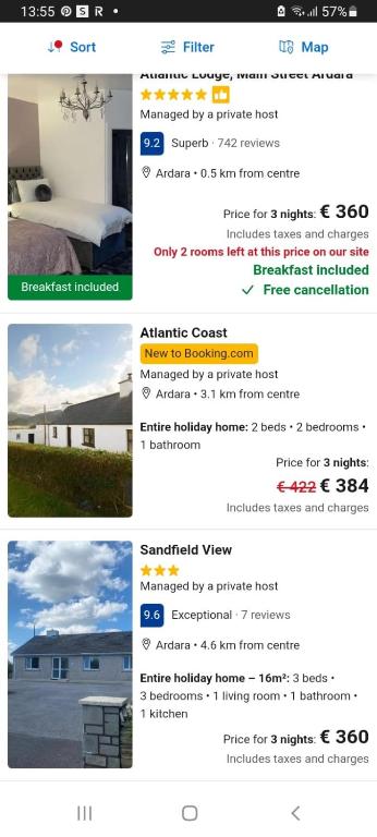 Fotografie z fotogalerie ubytování Atlantic Coast v destinaci Ardara