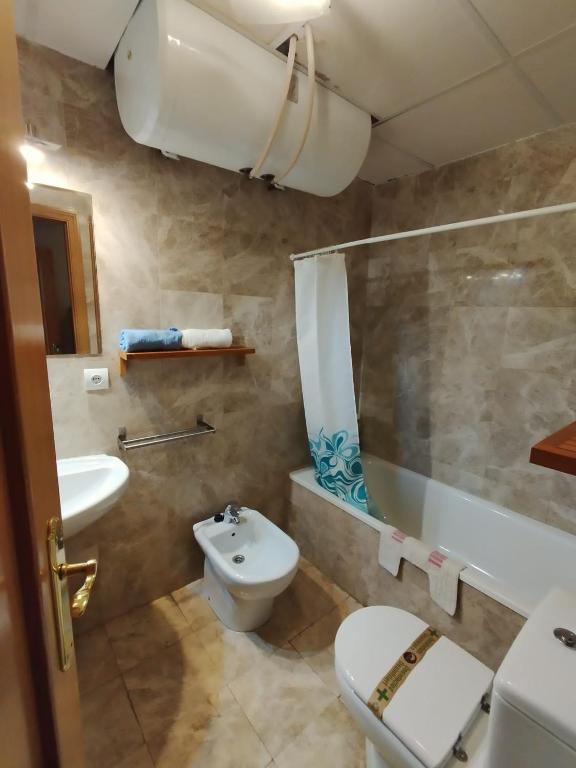 Łazienka w obiekcie Miramar Ski Deluxe
