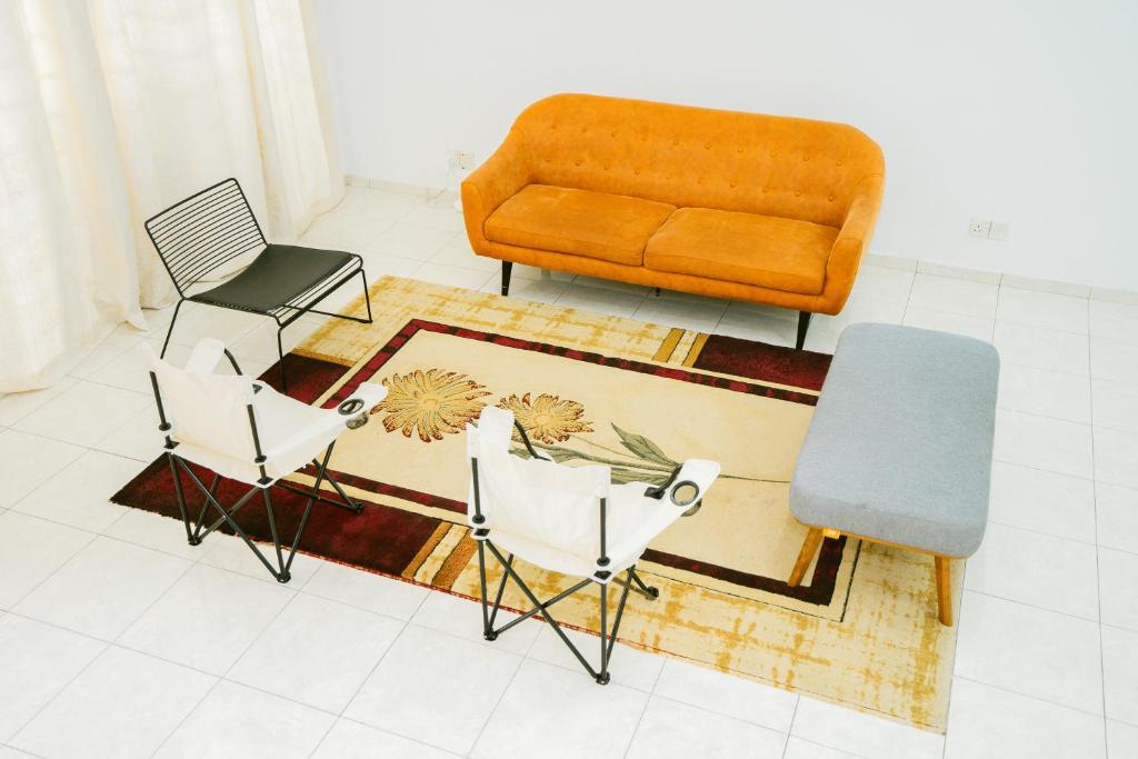 Χώρος καθιστικού στο Homestay Budget KLIA