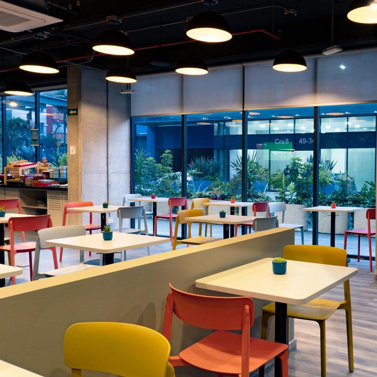 Restaurace v ubytování ibis budget Bogota Marly