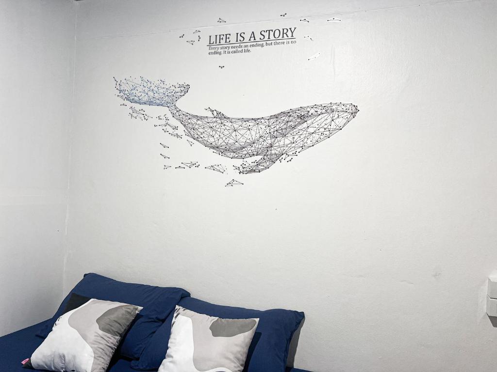 Postel nebo postele na pokoji v ubytování Sleep like a baby Hostel Pattaya