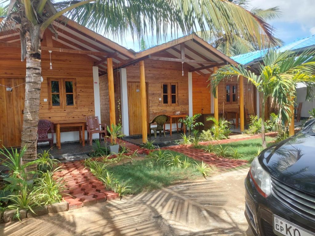 Zahrada ubytování Dots bey beach cabana uppuveli