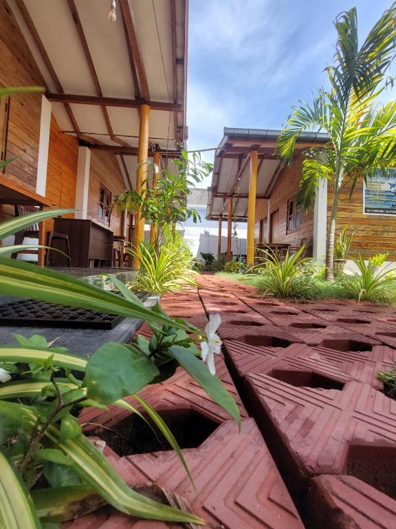 Zahrada ubytování Dots bey beach cabana uppuveli