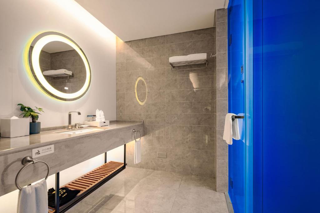 Koupelna v ubytování Hisilk Artwork Center Fliport Coso Hotel