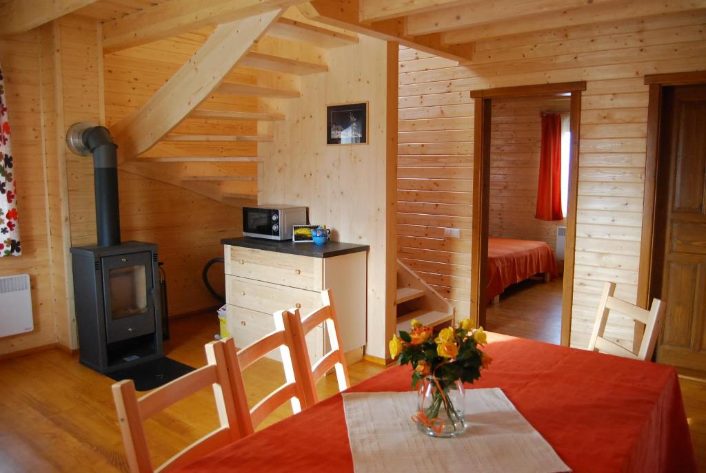 Kuchyň nebo kuchyňský kout v ubytování Nimfa Apartments