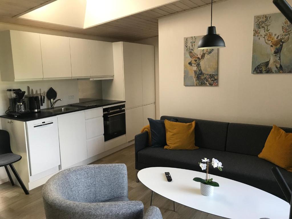 Kuchyň nebo kuchyňský kout v ubytování DCU-Camping Odense