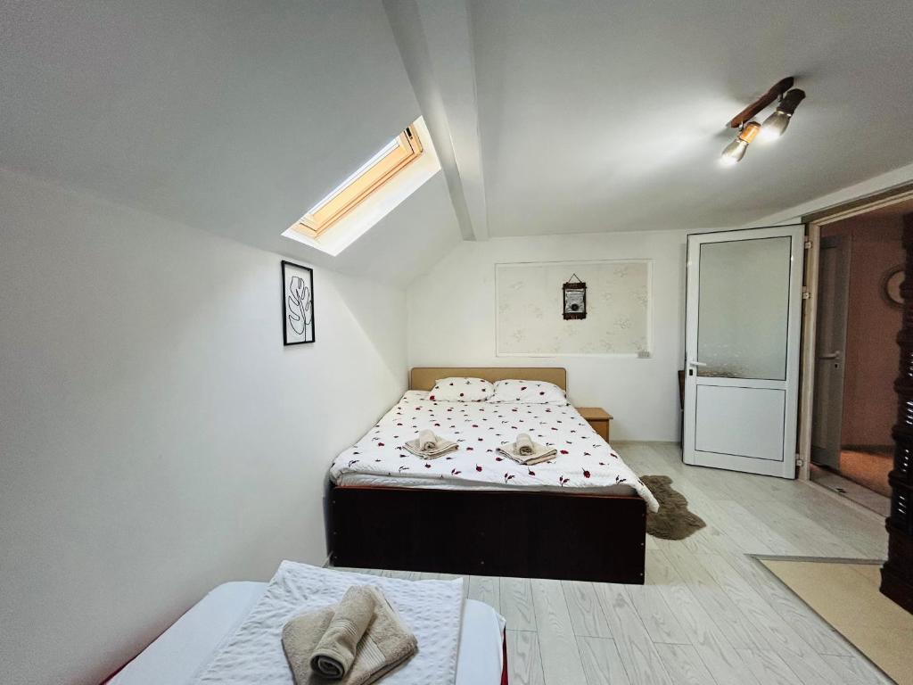 Postel nebo postele na pokoji v ubytování Cabana Ana